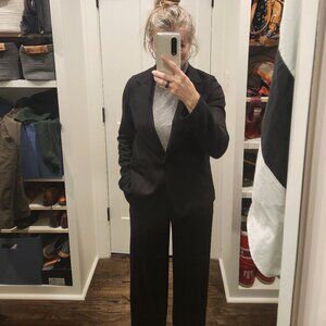 Banana Republic Black Wool Suit